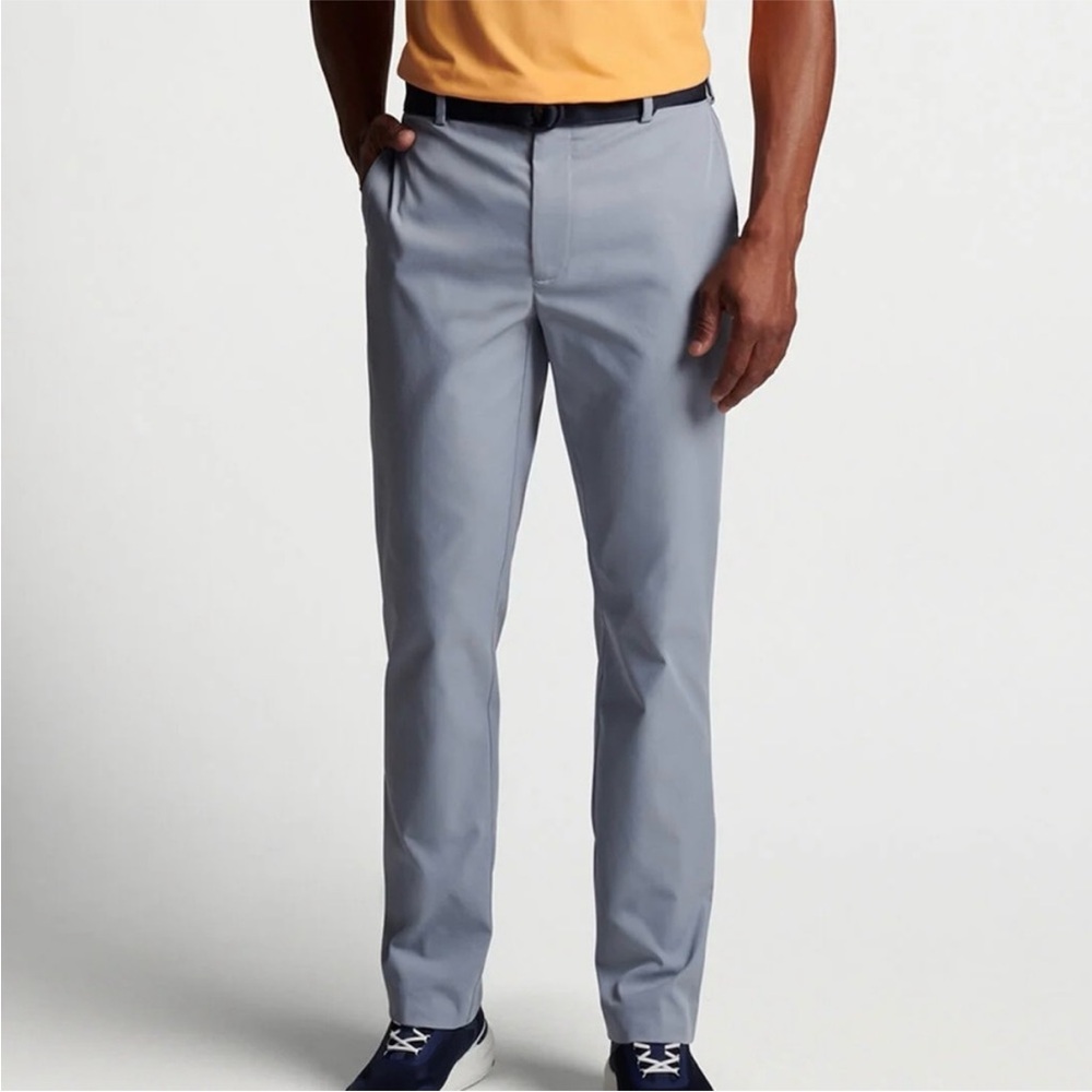 Peter Millar Men’s London Gray Raleigh Performance Pants 36x34 NWT